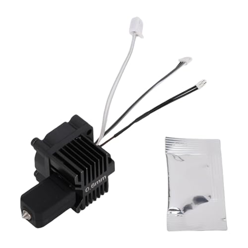 Fafeicy Hardened Steel Hotend Kit for X1 3D Printer, Full Assembly Hot End with Ceramic Heater and Thermistor, Copper Pl