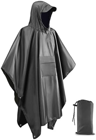 Festival Poncho Waterproof Adult Reusable Poncho Waterproof Adult...