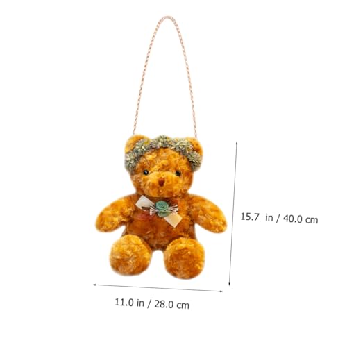 Sac à Main Crossbody Ours Peluche pour Sorties et Collège des Filles