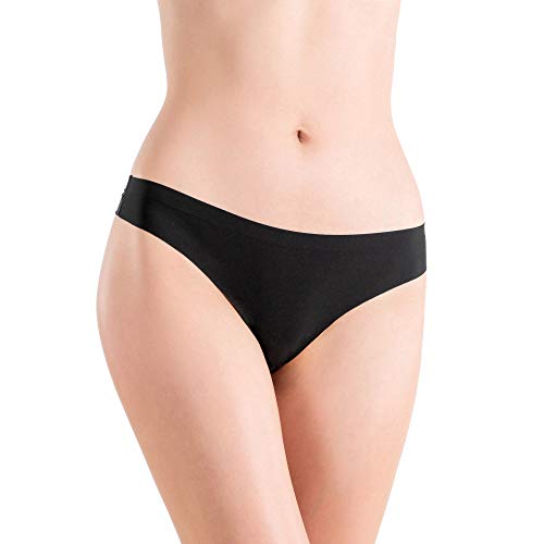 Image of Alyce Ives Intimates Seamless Womens Thongs, No Show Laser Cut Thong- 12 Pack