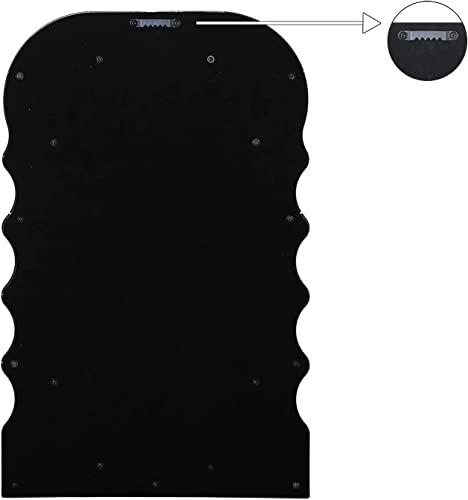 Sabreon Multicolor Irregular Wave Makeup Mirror - Beautiful And Practical Decorative Wall Mirror,Portable And Easy To Install Wall-Mounted Mirrors Suitable For Desktop,Bathroom And Wall（Purple） #TOP2