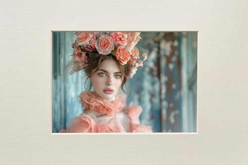 Kitbags & Lockers A4 Size Ivory, 1.5mm thickness Photo Mounts To Fit Image Size 2x2 4x4 6x4 7x5 8x6 9x6 10x8 (Pack Of 1 (Cream), A4 Mount To Fit 7