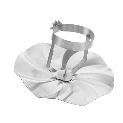 Hohopeti Chapeau de Cheminée Extérieur en Acier Inoxydable 76Mm Protection Anti-Pluie pour Conduit de Fumée Ventilation et Barrière Débris pour Toiture et Poêle à Bois