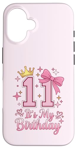It's My 11�΂̒a���� ���̎q �R�P�b�g���{�� �s���N 11�� �X�}�z�P�[�X iPhone 16 �p