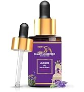 Dharti Ayurveda Lavender Essential Oil With Dropper - 100% Pure Natural Undiluted And Plant Based...