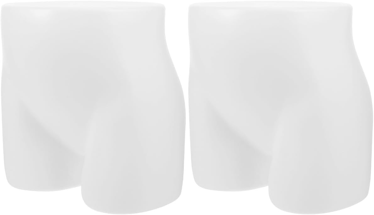 2pcs Boy Girl Hip Mannequin Model Display Stand for Underpants Half Body Holder for Boys and Girls Design Smooth for Retail Showcases