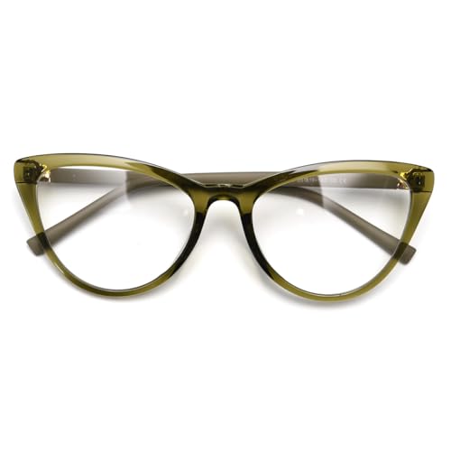 Cat Eye Glasses Female Clear Lens Tr90 Fashion Eyeglasses Cp Acetate Temple Eyewear2