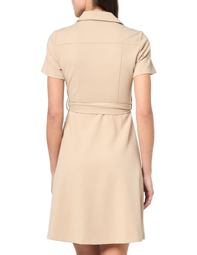 Image of Tommy Hilfiger Women's Scuba Midi Tie Waist Dress