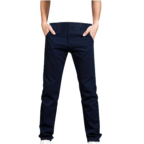 Pantalonesde Traje Hombre Negocios Moda Oficina Slim Fit Pants Fiesta Basic Casual Pantalon Largo Elegante Otoño Cómodo Deportivos Jogging Color sólido Pantalones 2025