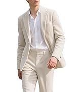 KUDMOL Men's Casual Corduroy Blazer Slim Fit One Button Jacket Fashion Sport Coat