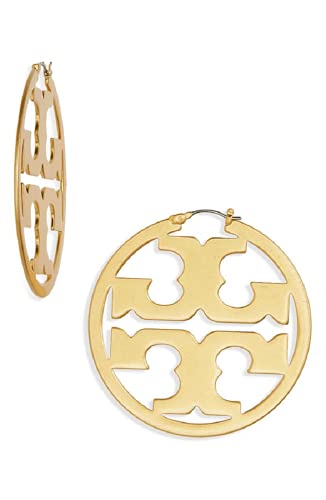 Tory Burch Women's Gold Miller Large Hoops Earrings
