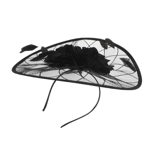 Bandeau plume femme accessoire cheveux mariage soirée et serre tête maille Gatuida