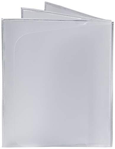 Big Skinny Plastic Photo Sleeve Insert for Tri-Fold Slim Wallet, Clear2