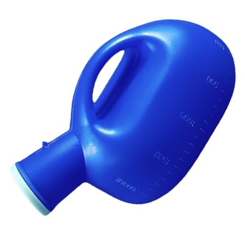 Orinal portátil para adultos contenedor de orina reutilizable con tapa para hospital y viaje