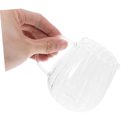 Pichet à lait en verre résistant à la chaleur lot de 2 - 5