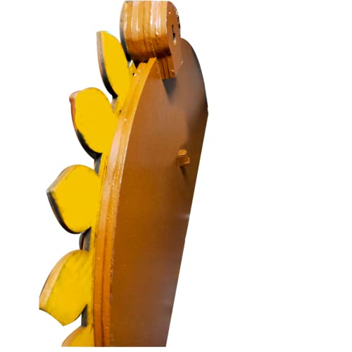 Biswas Brother OM Mandala Wall Font LED Light Wall Decor A well-designed 12X12 inch (Brown & Golden yellow)