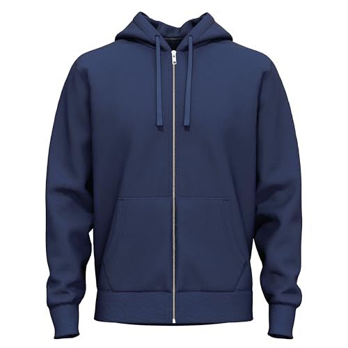 Sweat à Capuche pour Homme SoftSpun : Pull zippé confortable toutes saisons en maille bouclée