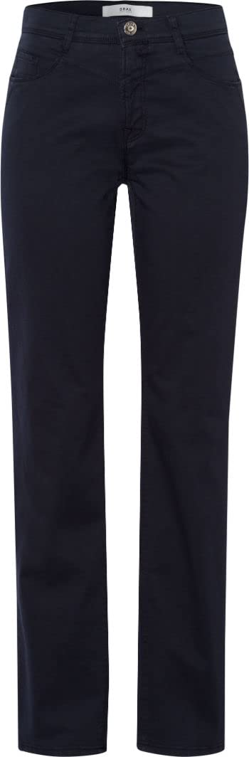 BRAX Women's Style Carola Superior Cotton Pants, Blue (Perma Blue), 34W / 30L