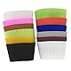 12 Stück Silikon Cup Sleeve Hitzeschutz für Gläser und Tassen Rutschfest und Elastisch Verhindert Verbrennungen Vielseitig Einsetzbar Farblich Zufällig Zufällige
