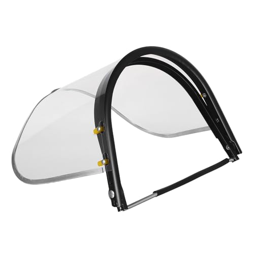 NOLITOY Careta para Soldadura Adaptador para Casco, Visera Dura de Aluminio Resistente E Impacto, Protección Facial para Trabajos de Soldar y Pulir