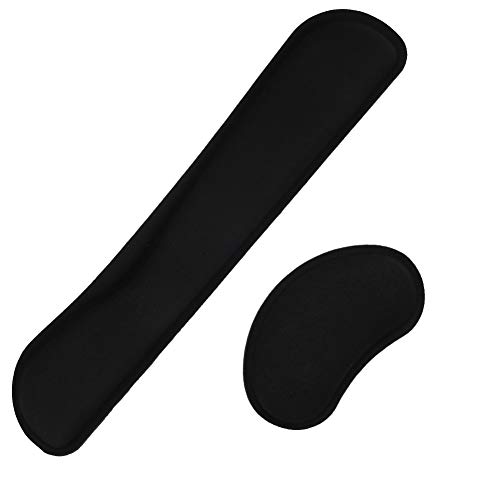 upain - Juego de reposamuñecas para teclado, de espuma viscoelástica, para ordenador de oficina o portátil Cover