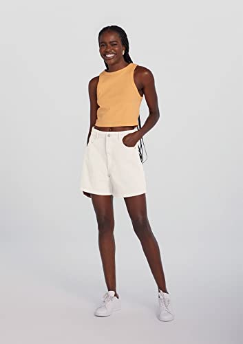 Regata Feminina Cropped. Laranja M