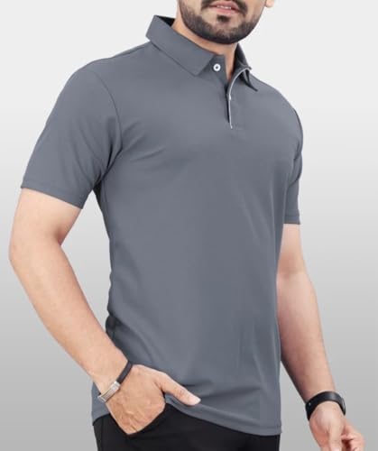 Image of RIKSAW T-Shirt for Men's | Regular Fit Polo Casual Stylish | Half Sleeve T Shirt