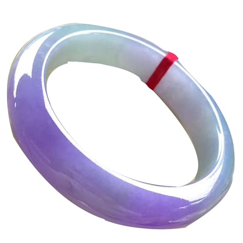 Natural Jade Bangle Bracelet for Women, Violet Light Purple Floating Purple Jade Bracelet, jade bracelet women