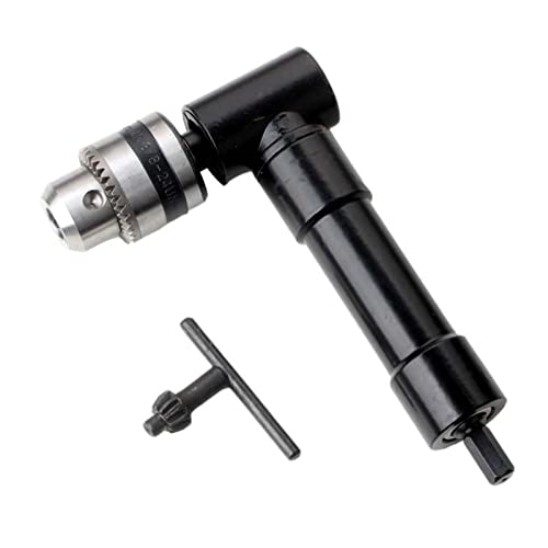 90 Degree Keyless Chuck Drill Adapter Electric Power Cordless Drill Attachment Adaptor