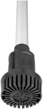 Close-up of the pump's submersible inlet filter