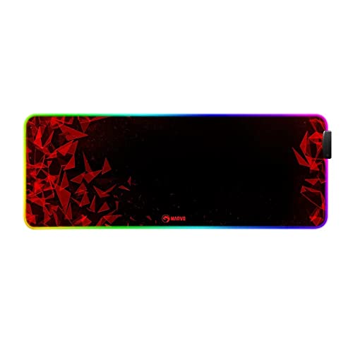 Tapis de souris gaming MA-MG011 tapis noir antidérapant pour souris optique