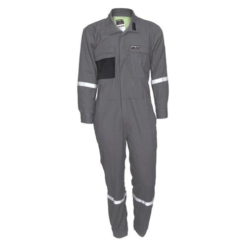 Image of MCR Safety - Flame Resistant Coverall Gray 5.5-Ounce Inherent B (SBC101144)