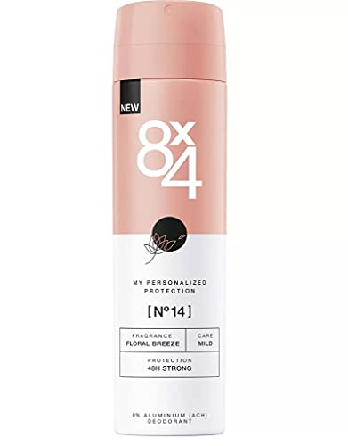 8x4 Deospray Frauen - No.14 (Floral Breeze) - 6er Pack (6 x 150ml)