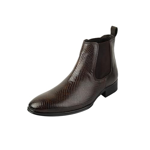 Image of Mochi Men's Slip On Closure Boots with Flat Sole
