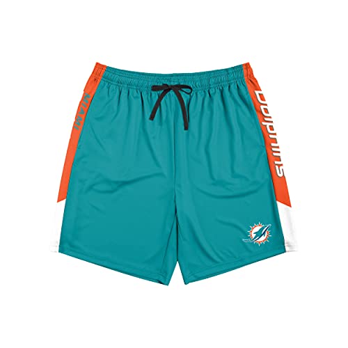Image of FOCO NFL Mens NFL Team Logo Side Stripe Training Shorts