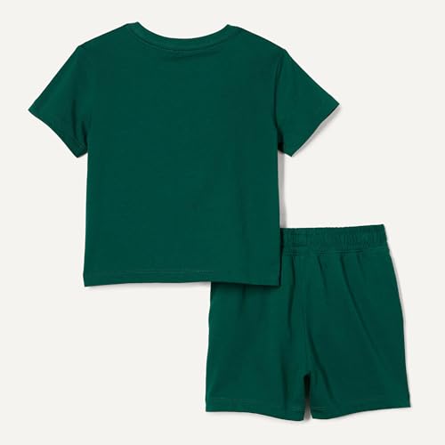 Image of Amazon Essentials Boys and Toddlers' Cotton Short Sleeve T-Shirt and Shorts Set