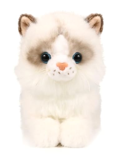 Ice King Bear Little Ragdoll Cat Stuffed Animal Kitten Plush Toy (Lying)