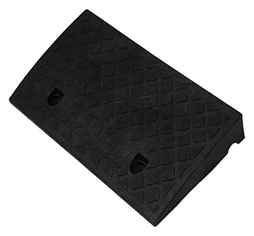 Rampas de plástico negro para bicicleta y moto 50x27x10.5 cm miniatura 1