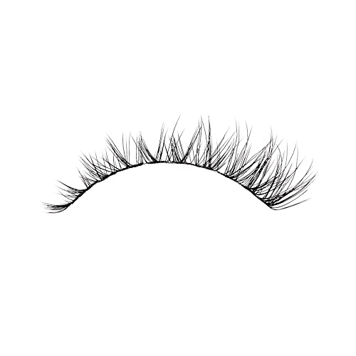Kiss Mlbb My Lash But Better False Eyelashes, Everyday Wearable Volume With Superfine Band Technology, Easy To Apply, Reusable, Cruelty-Free, Contact Lens Friendly, Style 'No Filters', 1 Pair Fake Eyelashes #TOP3