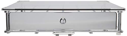 Nifty 6470 Keurig Brewed Glass Top K-Cup Rolling Drawer,Nickel