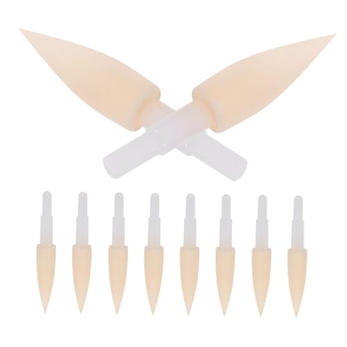 ARTIBETTER Artistic Writing Tools 10pcs Soft Sponge Brush Pen Tips for Calligraphy Pen Refills