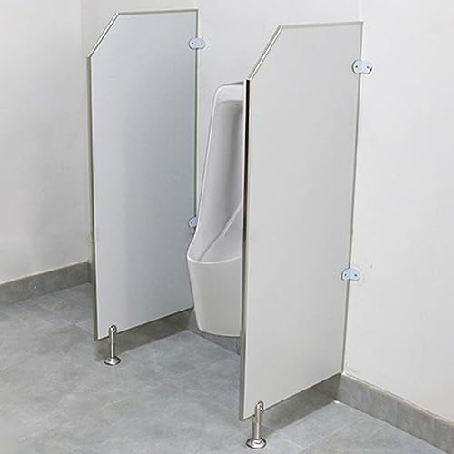 Partición de orinal para baño público pack de 4 paneles divisorios para hostelería y oficinas 2