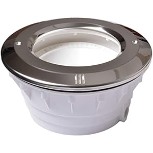 Aftertech Lampfitting PAR56 Koplamp Par 56 voor zwembad spa, pool projector (voor liner/PVC, voorzijde roestvrij staal…
