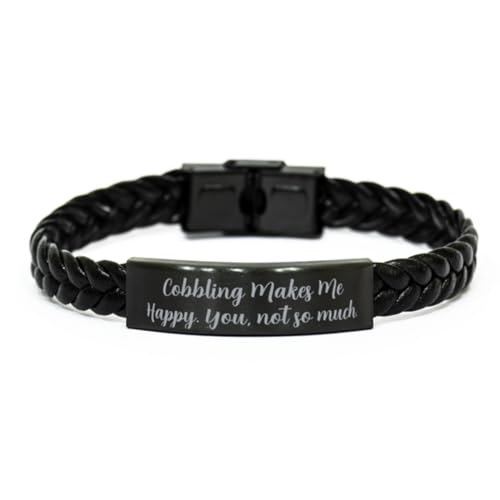 Encuentra reviews de Precio de adoquin los mejores 10. 33 Cobbling Makes Me Happy. Tú, no. Pulsera de piel trenzado, pulsera grabada, inspirar regalos para adoquines de amigos, Pequeño, Zinc chapado en plata., Circonita cúbica