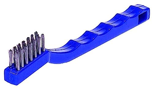 Weiler 44075 Small Hand Wire Scratch Brush, Stainless Steel Fill, Plastic Block, 3 X 7 Rows, Made in the USA image 4