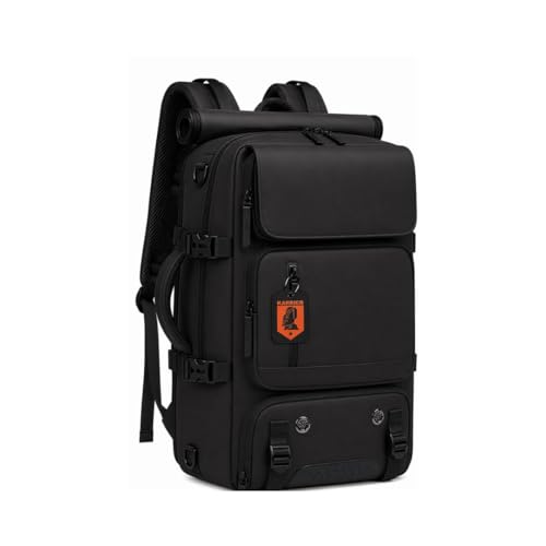 Image of KARRIER Large 3-in-1 Convertible Laptop Backpack - Expandable Water-Resistant Travel Rucksack & Professional Business Bag with Padded Compartment | Multi-Purpose Bag for Students & Professionals