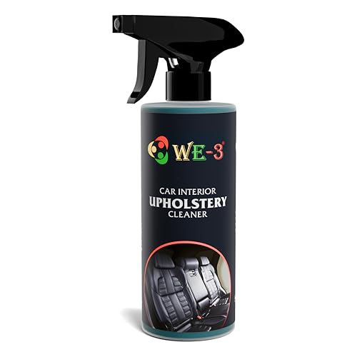 Image of WE-3 Car Interior Upholstery Cleaner - Restore Shine, Multi-Surface Stain Remover for Fabric, Vinyl, fiber, Rubber, Dashboard, Carpet, Roof, and Leather Surfaces (1LTR)