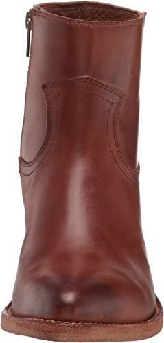 Frye Billy Inside Zip Booties for Women Crafted from Antiqued Leather with Wellington Stitchwork, Brass Hardware - 5 ¾” Shaft2