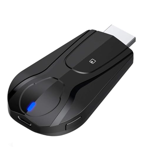 Trådlös displaydongel 5G/2,4G, 4K WiFi bärbar displaymottagare 1080P HDMI skärmspegling kompatibel med telefon till TV-projektor stöder Miracast Airplay DLNA (5G)