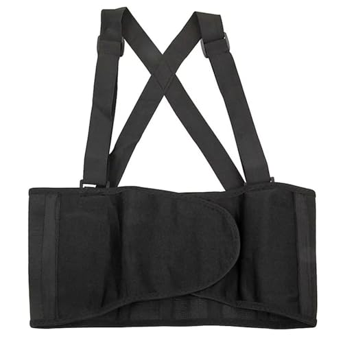 Back Brace Support Belt Lumbar Lower Waist Relief Suspender Heavy Duty 2XLarge Breathable Adjustable Straps Lightweight Heavy Duty Supportive Compression Men and Women